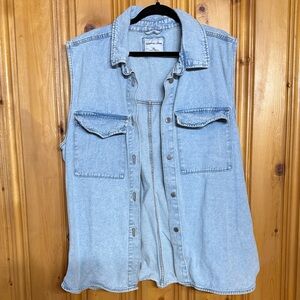 Highway Jeans Light Blue Denim Vest